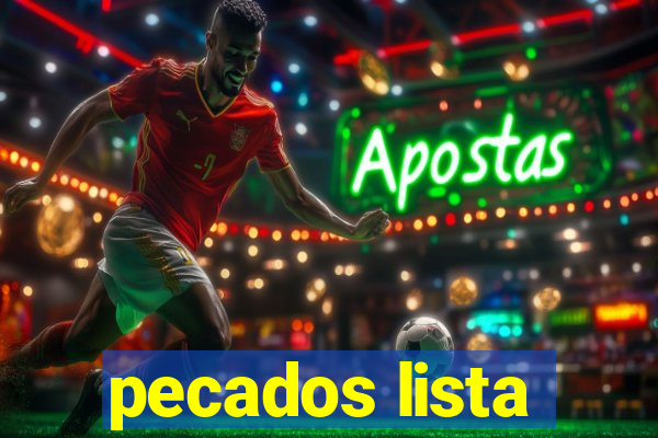 pecados lista